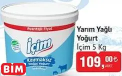 İÇİM  YARIM YAĞLI YOĞURT